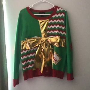 JOE BOXER GREEN CHRISTMAS SWEATER